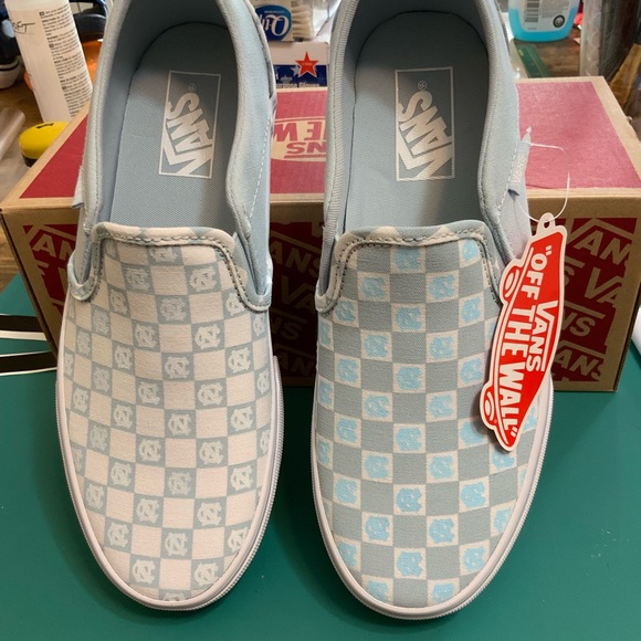 painted checkered vans